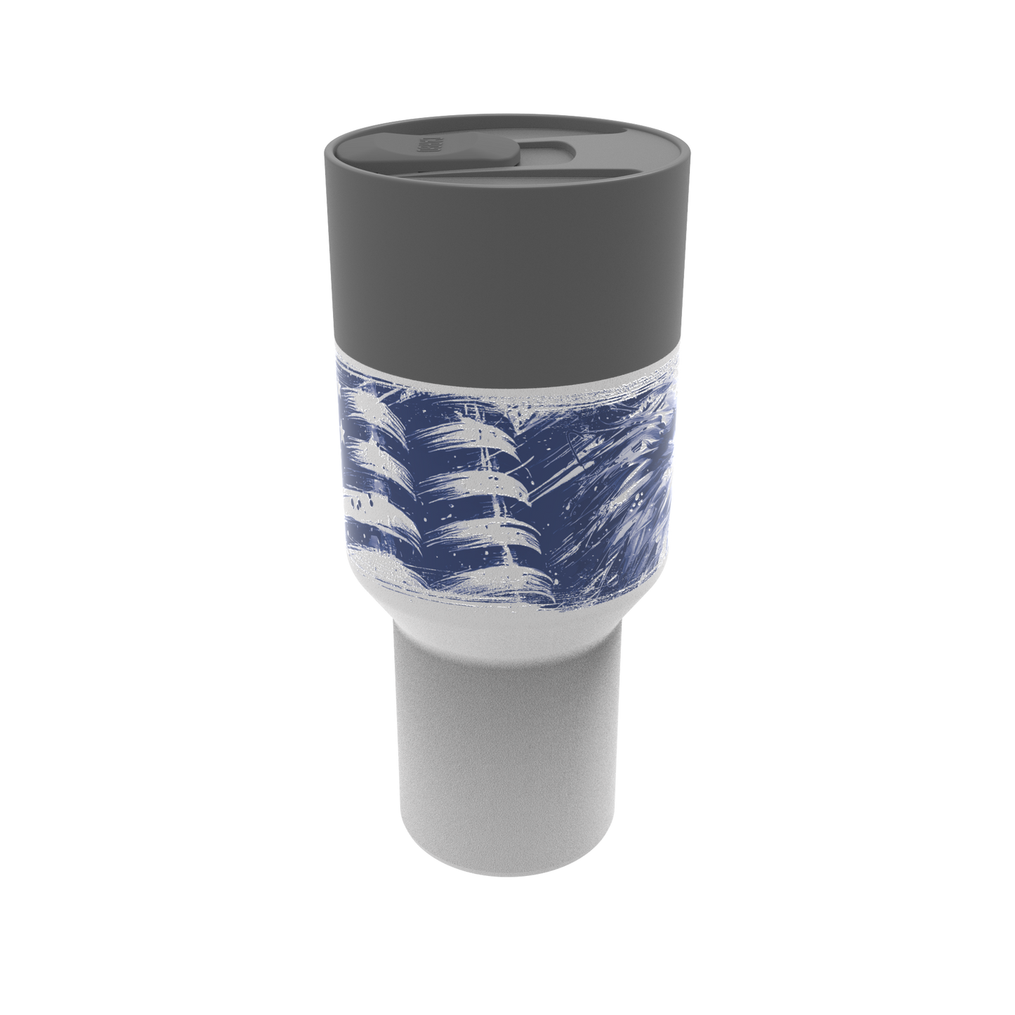 a printed cargo tumbler